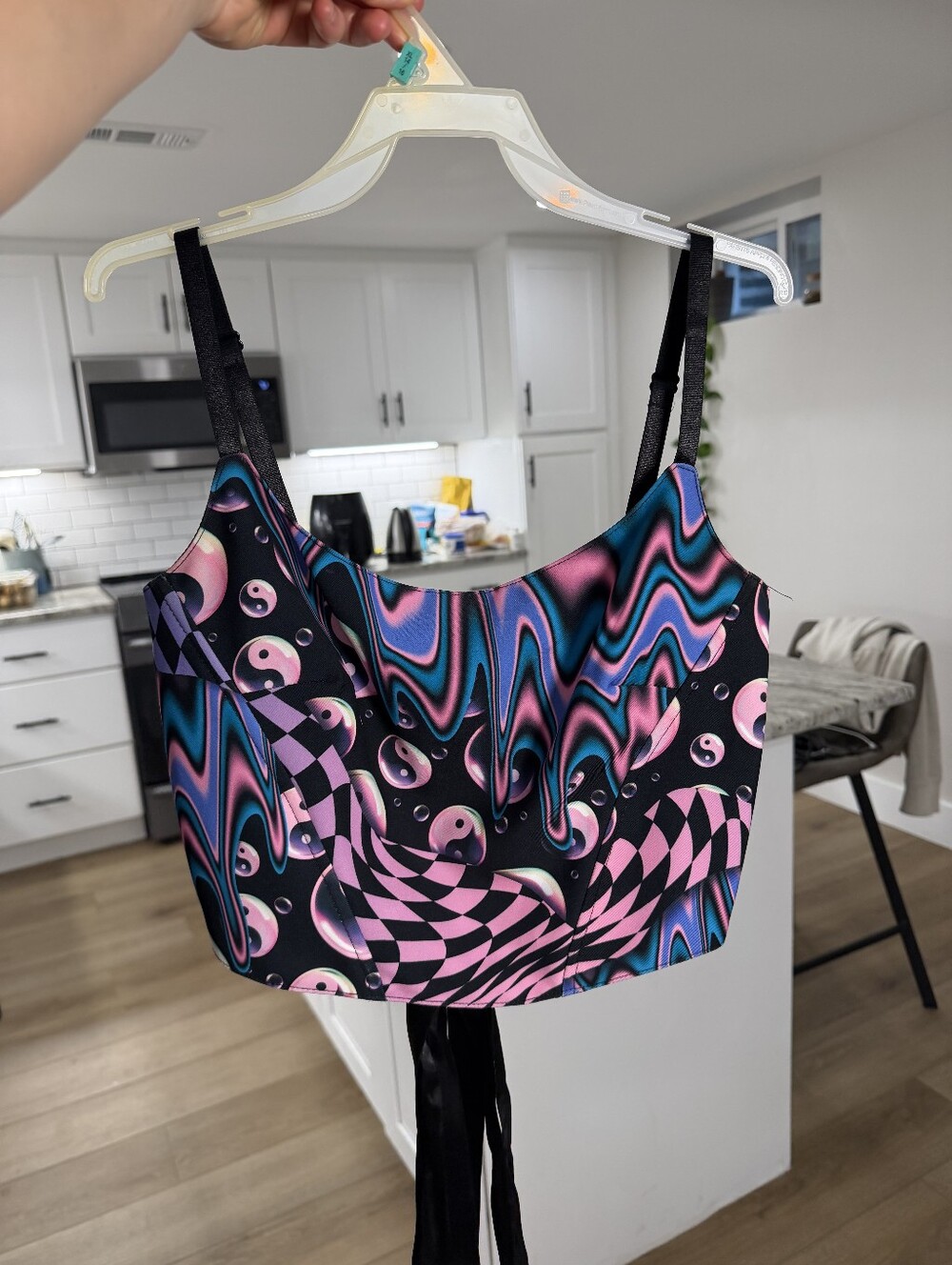 Dolls Kill/Current Mood Psychedelic Corset